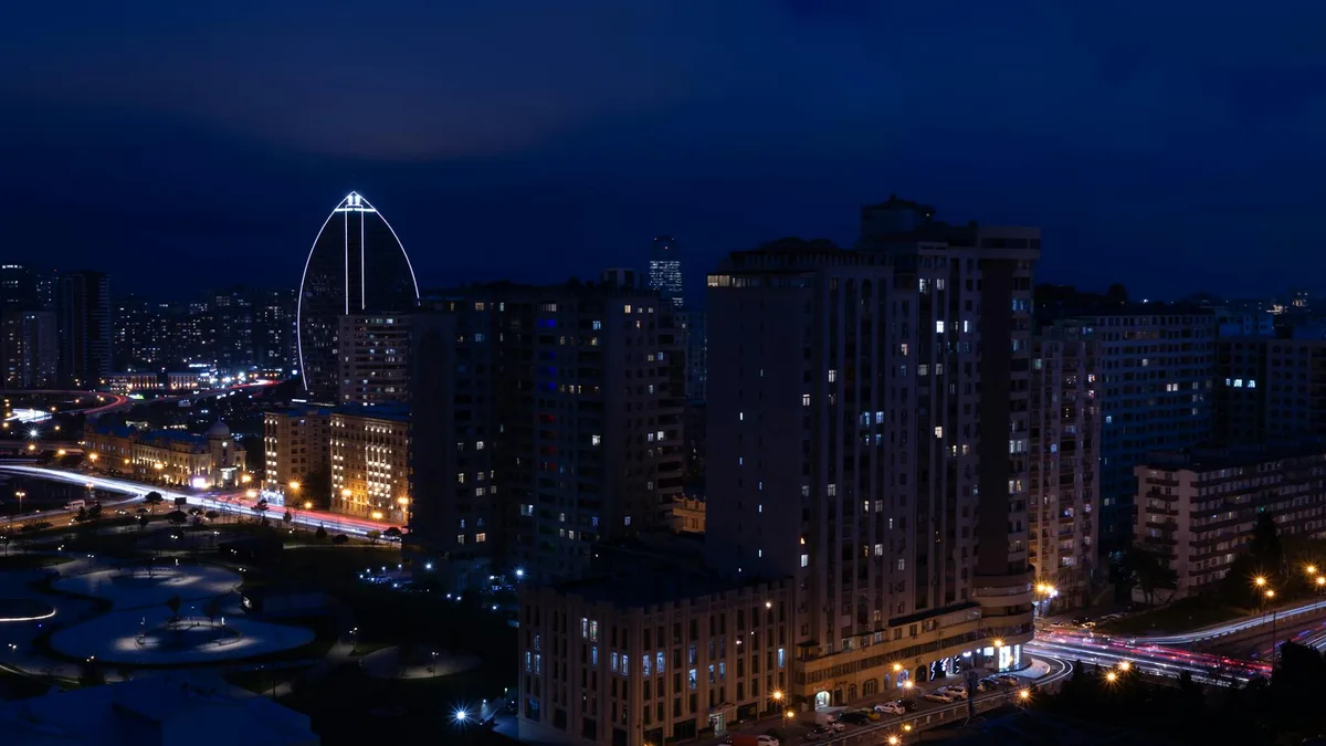 City lights during Diwali festival night