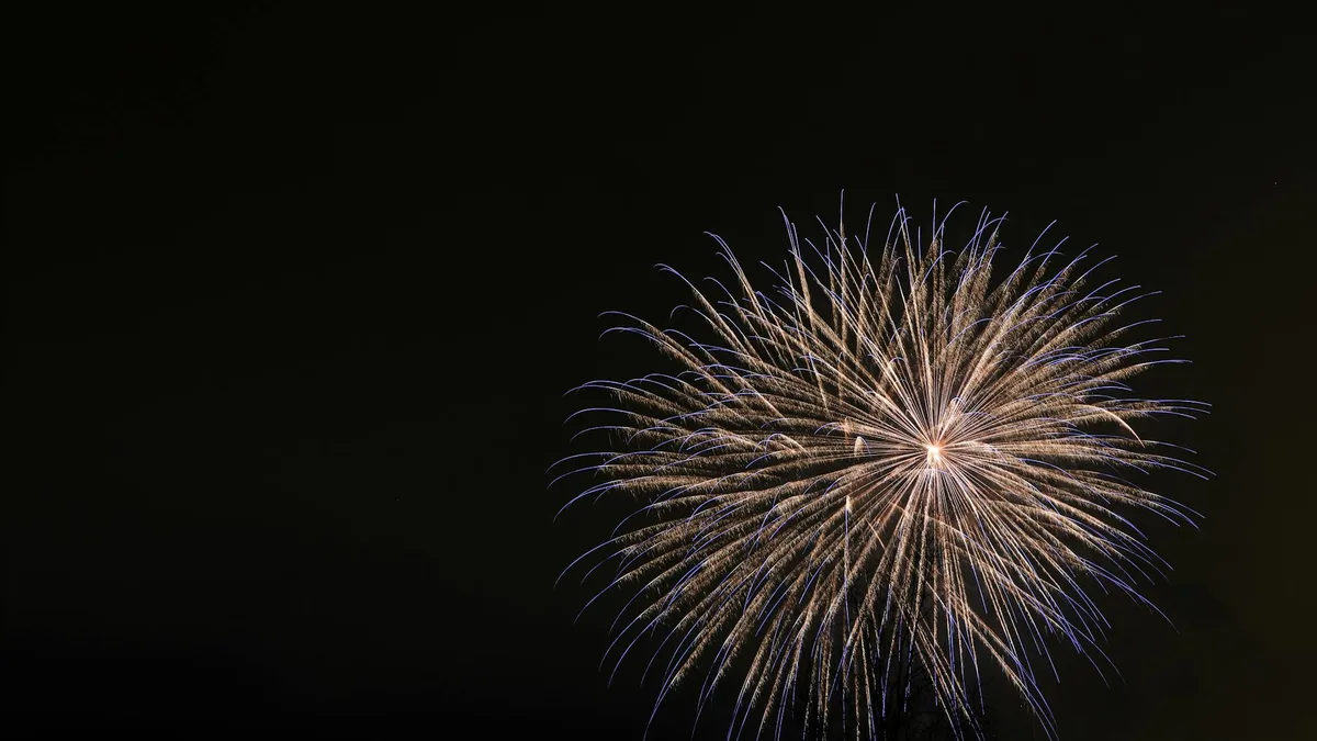 Diwali fireworks lighting up the night sky